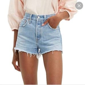 Levi’s Women's 501 Cotton High-Rise Denim Shorts - Luxor Bake - Sz 34